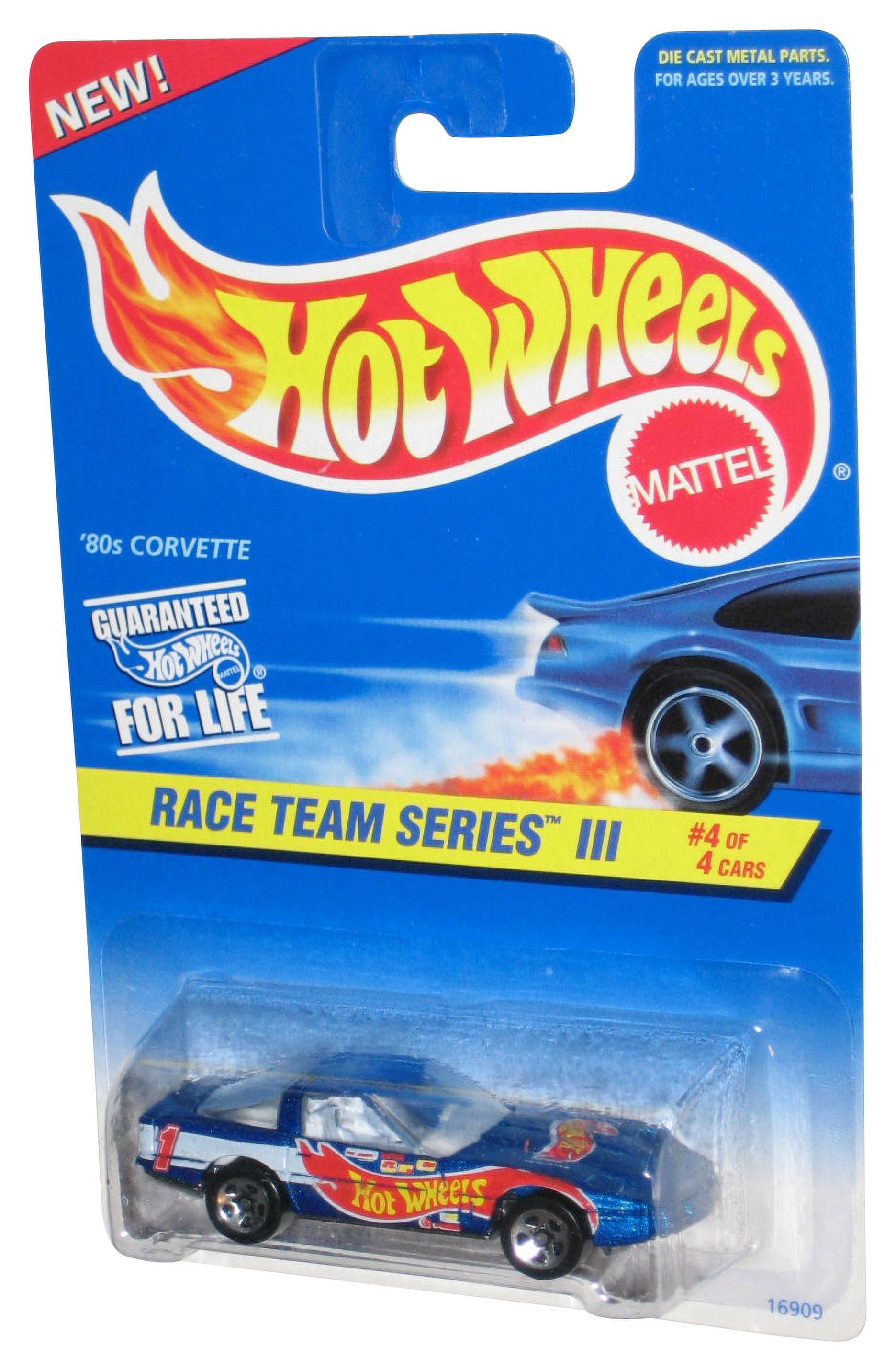 Hot Wheels Race Team Series III 4/4 (1996) Blue '80s