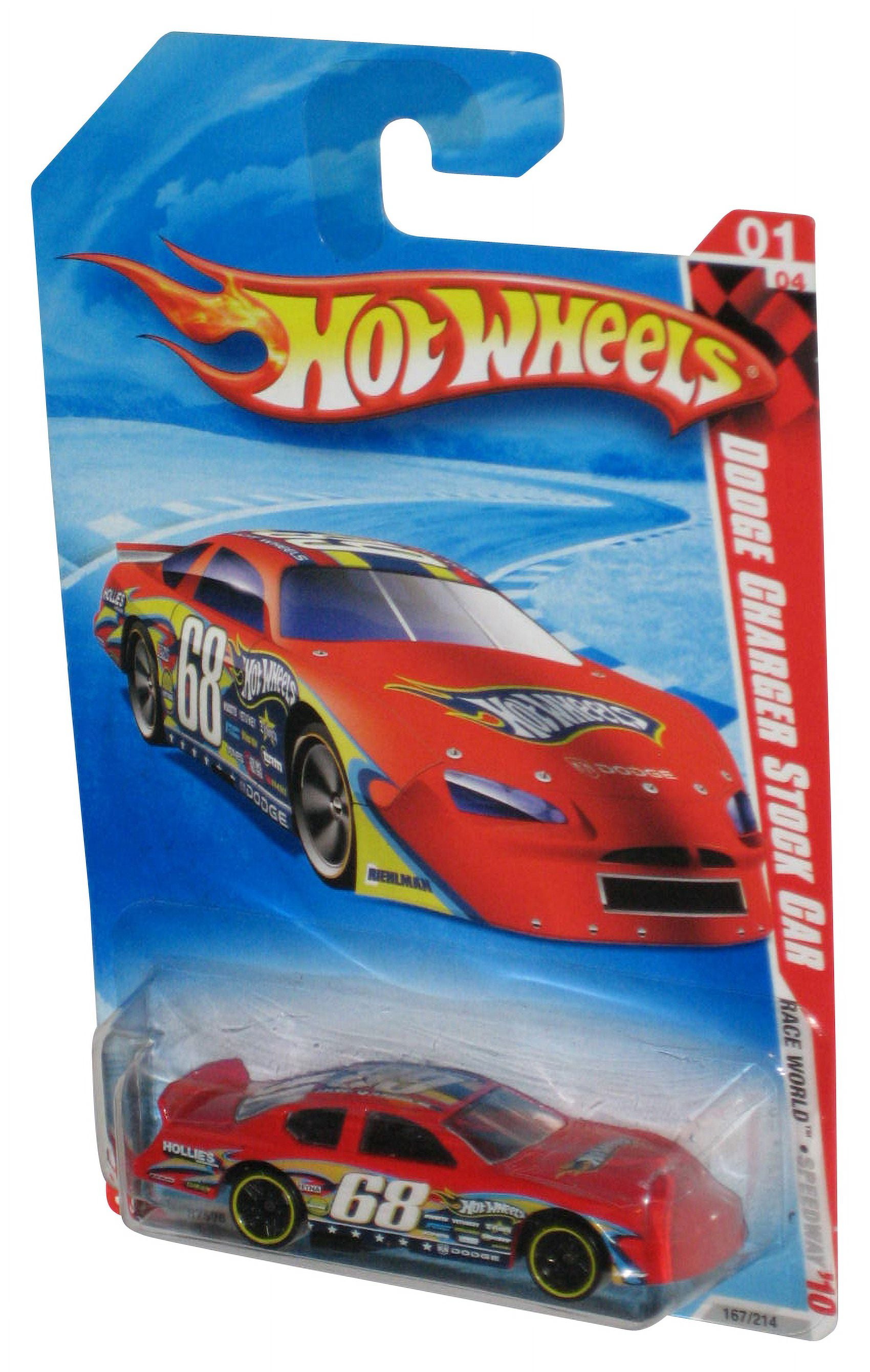 Hot Wheels Race World 10 Red Dodge Charger Stock Car 167 240