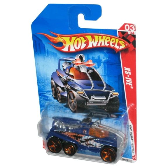 Hot Wheels Race World Battle '10 3/4 Blue XS-Ive Toy Car 199/240