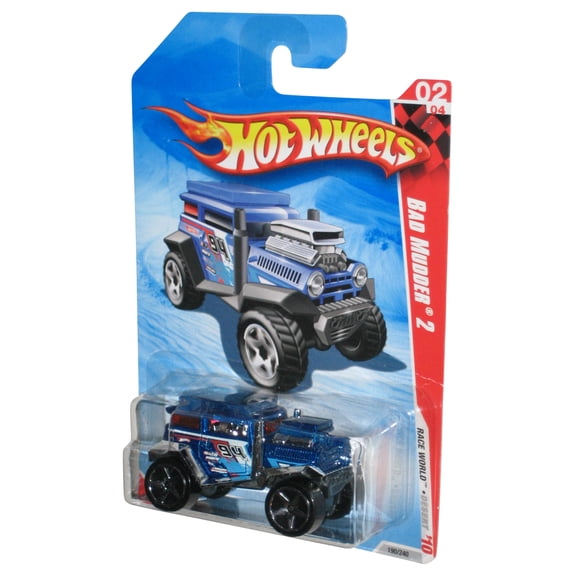 Hot Wheels Race World Desert '10 Blue Bad Mudder 2 Toy Car 190/240
