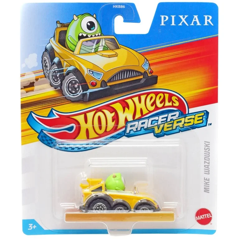 Hot Wheels RacerVerse Car: Mike Wazowski (Monsters Inc.) - Green, 6.5  Inches, Unisex, Ages 3+ - Walmart.com