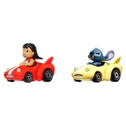 Hot Wheels RacerVerse Die-Cast Cars, Set of 2 Toy Vehicles with Character Drivers Optimized for RacerVerse Track Styles May Vary