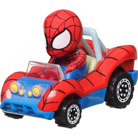 Hot Wheels RacerVerse Die-Cast Vehicle with Pop Culture Character Driver (Styles May Vary)