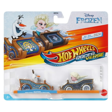 Hot Wheels RacerVerse Die-Cast Vehicle with Pop Culture Character Driver (Styles May Vary)