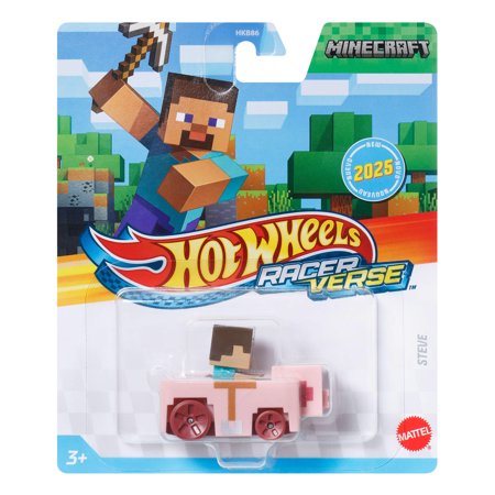 Hot Wheels RacerVerse Die-Cast Vehicle with Pop Culture Character Driver (Styles May Vary)