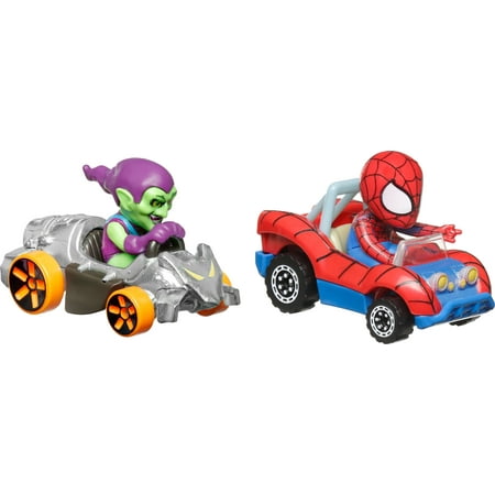 Hot Wheels RacerVerse Die-Cast Vehicle with Pop Culture Character Driver (Styles May Vary)