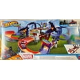 thumbnail image 1 of Hot Wheels RacerVerse Spider-Man’s Web-Slinging Speedway Vehicle Playsets with Hot Wheels Racers Spider-Man & Black Panther, 1 of 2
