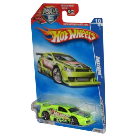 Hot Wheels Racing '09 Green Battle Force 5 Amazoom Toy Car 076/190