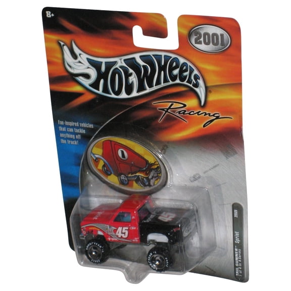 Hot Wheels Racing (2001) Red Tail Gunner Sprint A Series Toy Truck 1/4