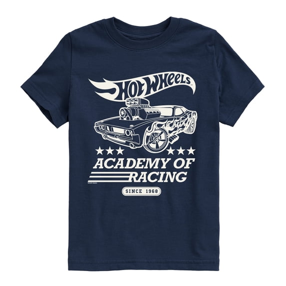 Hot Wheels - Racing Academy - Youth Boys Short Sleeve Graphic T-Shirt