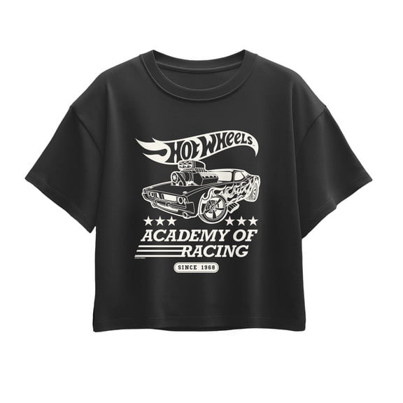 Hot Wheels - Racing Academy - Youth Girls Boxy T-Shirt