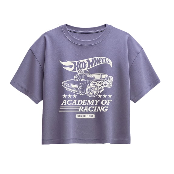 Hot Wheels - Racing Academy - Youth Girls Boxy T-Shirt