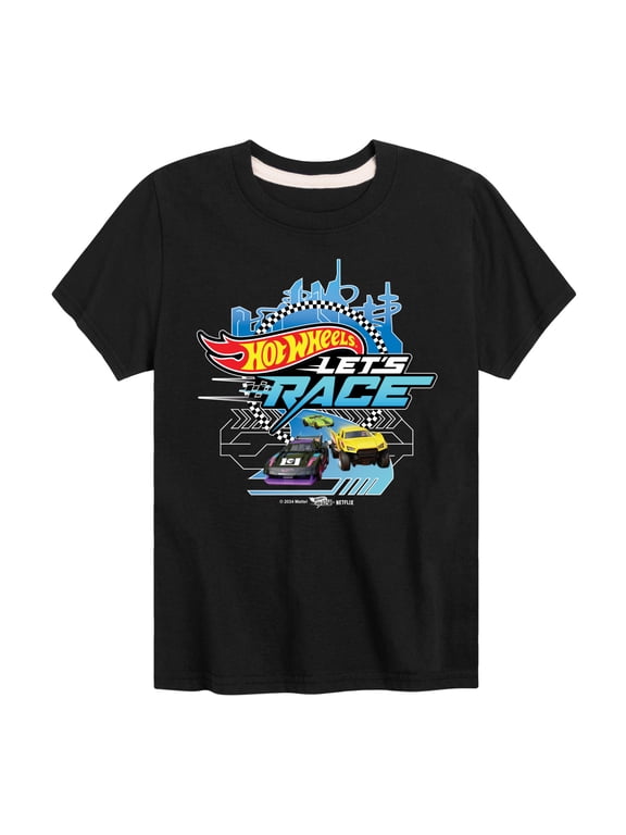 - Let's Race Logo Boys' Short Sleeve Graphic T-Shirt