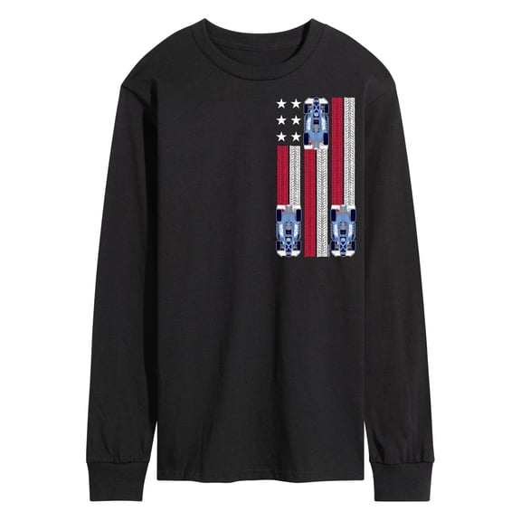 Hot Wheels - Racing Flag - Men's Long Sleeve Graphic T-Shirt