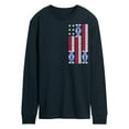 thumbnail image 1 of Hot Wheels - Racing Flag - Men's Long Sleeve Graphic T-Shirt, 1 of 4