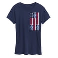 thumbnail image 1 of Hot Wheels - Racing Flag Women's Short Sleeve Graphic T-Shirt, 1 of 4