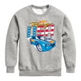 thumbnail image 1 of Hot Wheels - Racing USA - Toddler And Youth Crewneck Fleece Sweatshirt, 1 of 5