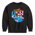 thumbnail image 1 of Hot Wheels - Racing USA - Toddler And Youth Crewneck Fleece Sweatshirt, 1 of 5