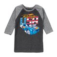 thumbnail image 1 of Hot Wheels - Racing USA - Toddler And Youth Raglan Graphic T-Shirt, 1 of 4