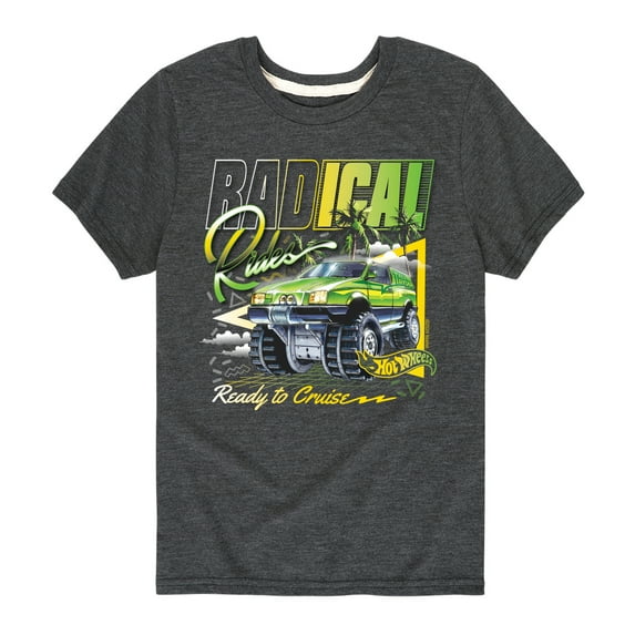 Hot Wheels - Radical Rides 80S - Toddler And Youth Short Sleeve T-Shirt