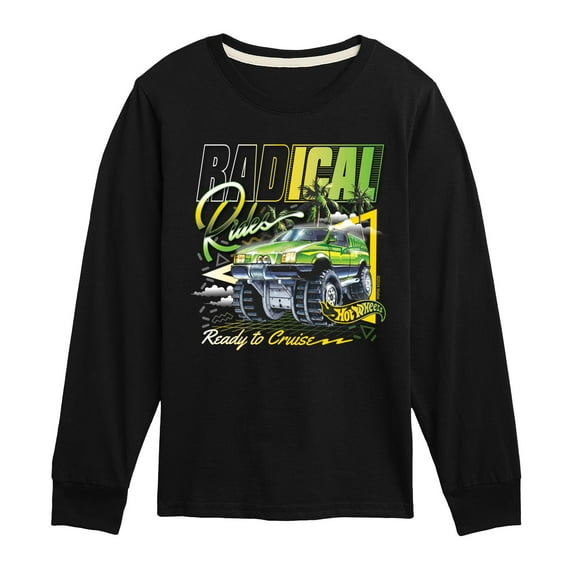 Hot Wheels - Radical Rides 80S - Youth And Toddler Long Sleeve T-Shirt