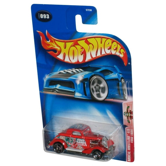 Hot Wheels Radical Wrestlers 4/5 (2003) Red Ford 1934 Toy Car #093