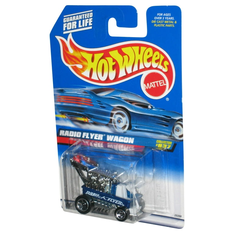 Hot Wheels Radio Flyer Wagon (1998) Blue Collector Toy Car
