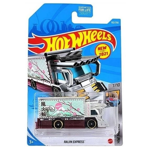 Hot Wheels Raijin Express, HW Metro 7/10 Chrome 102/250