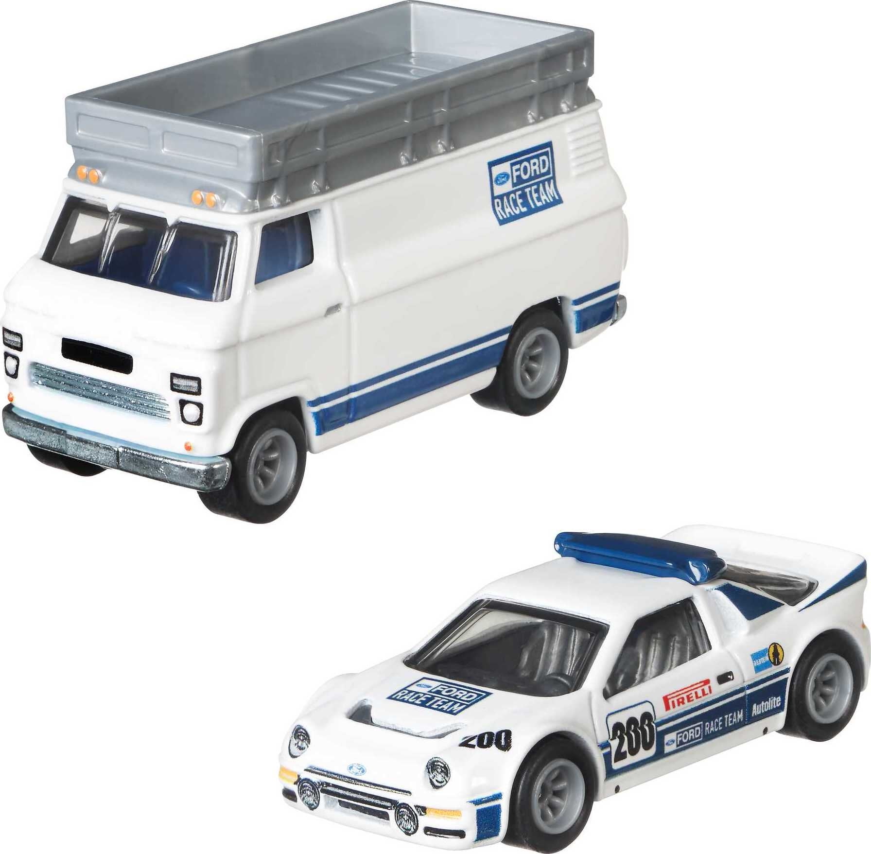 Hot Wheels Rally Van Truck Vehicle Playset (2 Pieces) - Walmart.com