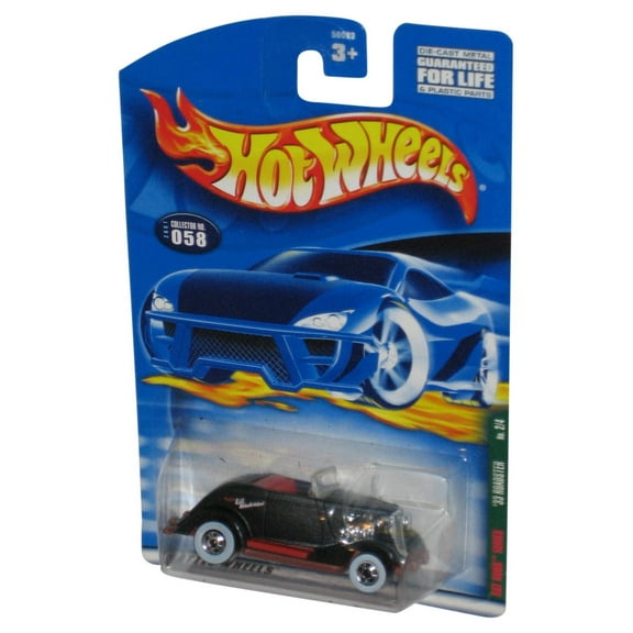 Hot Wheels Rat Rods Series (2001) Black '33 Roadster Toy Car #058