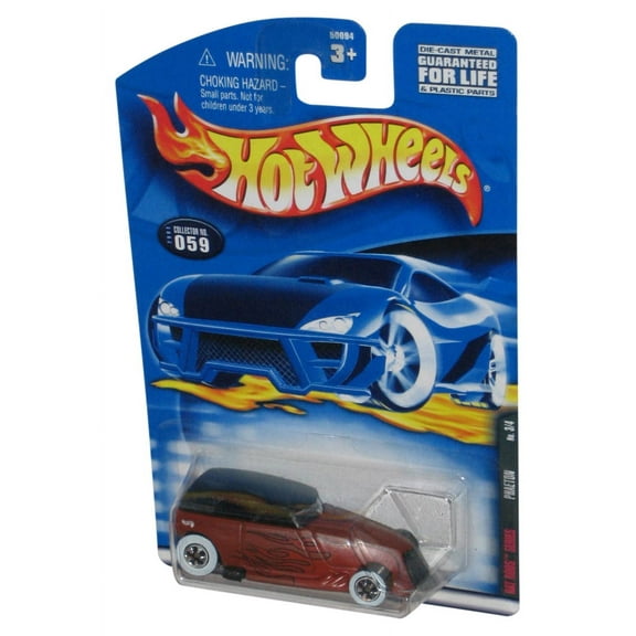 Hot Wheels Rat Rods Series (2001) Phaeton Red Die-Cast Toy Car #059