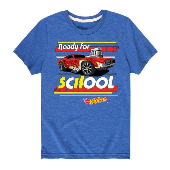 Hot Wheels - Ready For School - Youth Short Sleeve Graphic T-Shirt