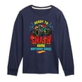 thumbnail image 1 of Hot Wheels - Ready To Smash Cake - Toddler And Youth Long Sleeve Graphic T-Shirt, 1 of 4