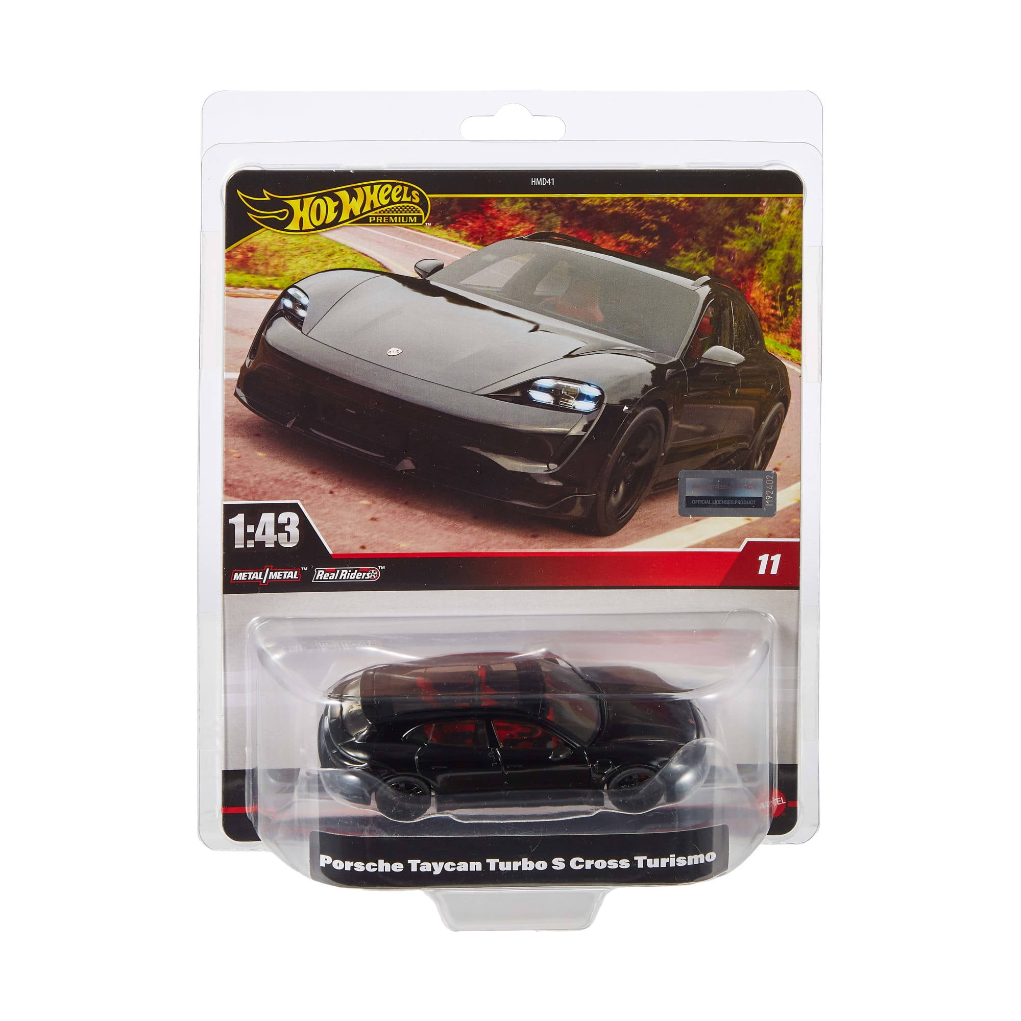 ホットウィールプレミアム　ポルシェ　タイカン　ツーリズモ1/43 Hot Wheels Premium 1:43rd Scale Collectible Car, Gift for