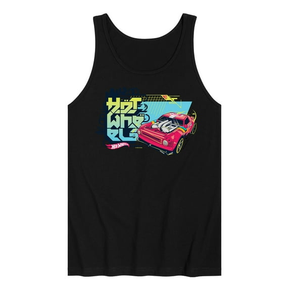 Hot Wheels - Red Car And Logo - Men's Jersey Tank