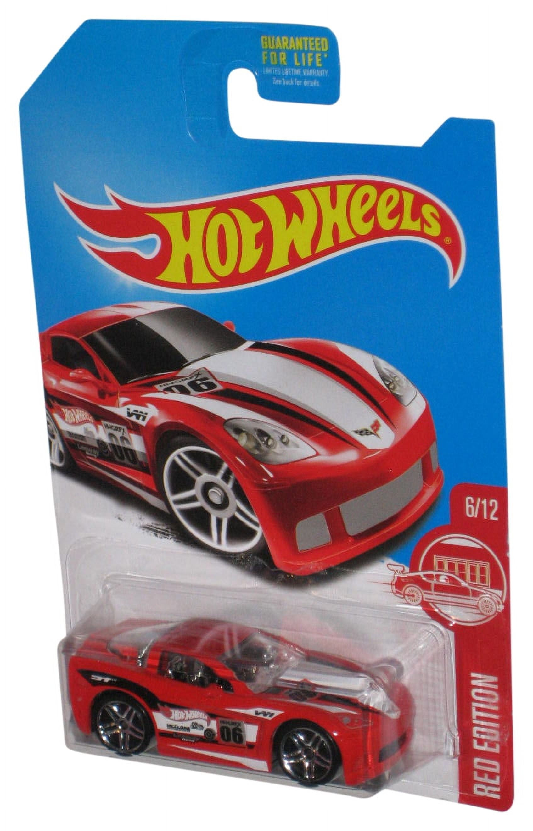 Hot wheels red corvette sale