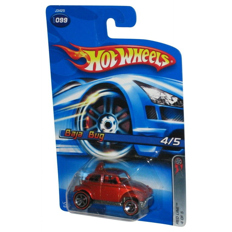 Hot Wheels Red Line 4/5 (2006) Mattel Red Baja Bug Die-Cast