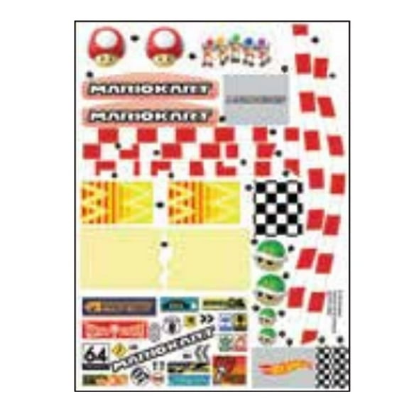 Hot Wheels Removable Labels, 1" x 2.5", Assorted Colors