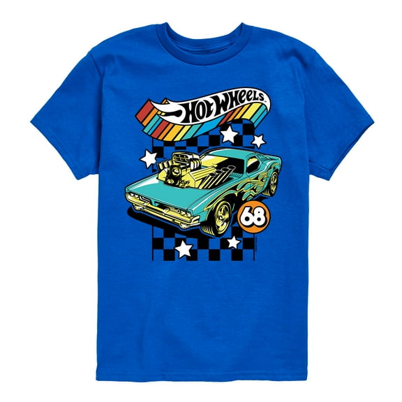 Hot Wheels - Retro 68 - Toddler And Youth Short Sleeve Graphic T-Shirt
