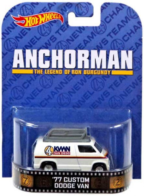 Hot Wheels Retro '77 Custom Dodge Van Diecast Car