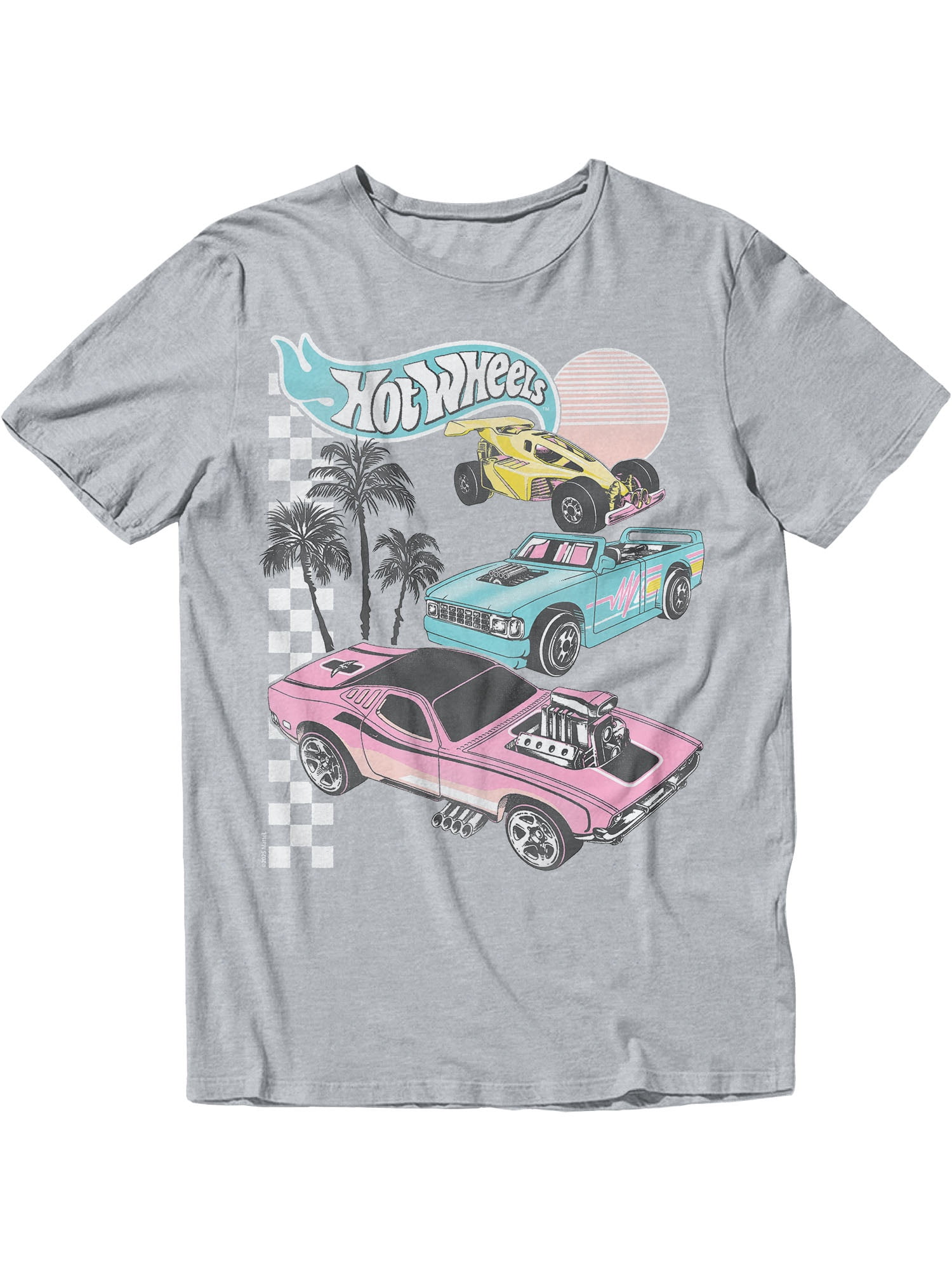 T-shirt Enfant Garçon Hot Wheels - Manches Courtes - Graphique Voiture De Course - Coton - Merchandising Officiel - 4