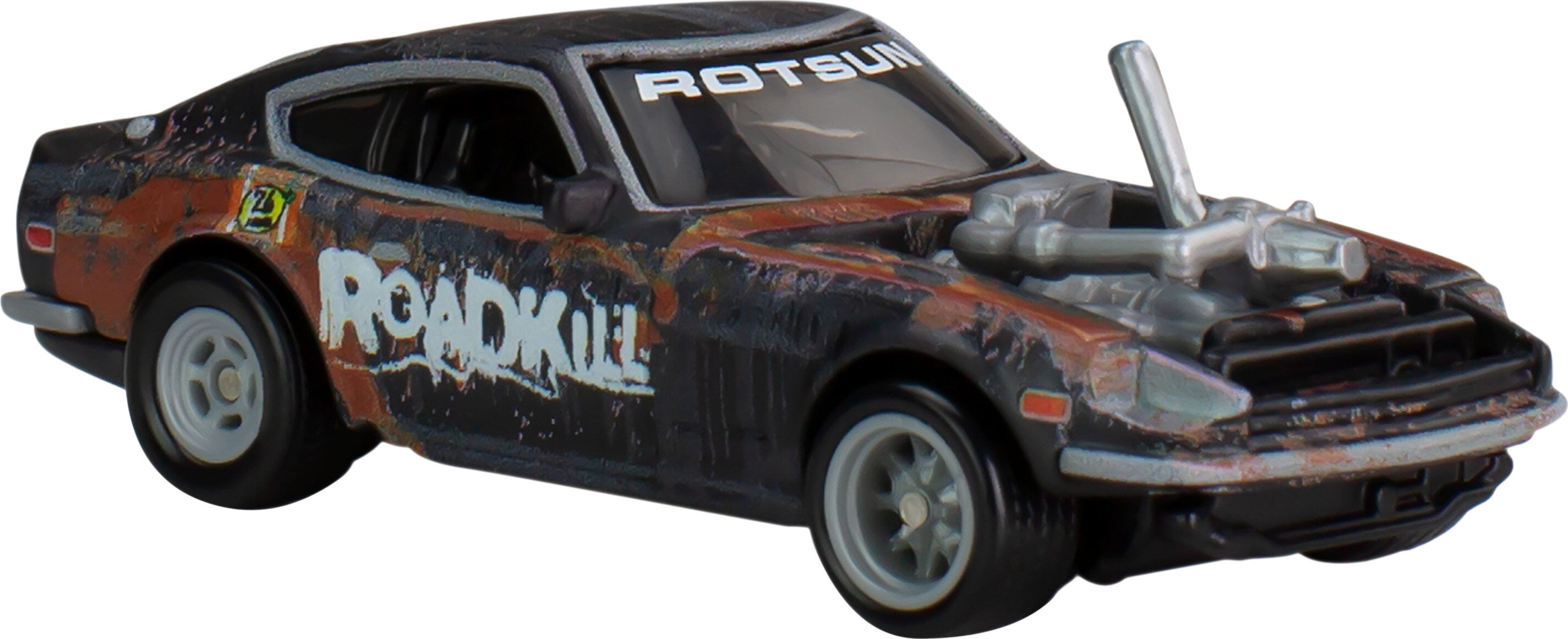 ホットウィール モータートレンド - ロードキル　'71 ダットサン240Z Amazon.com: Hot Wheels Pop Culture Roadkill ROTSUN - Custom