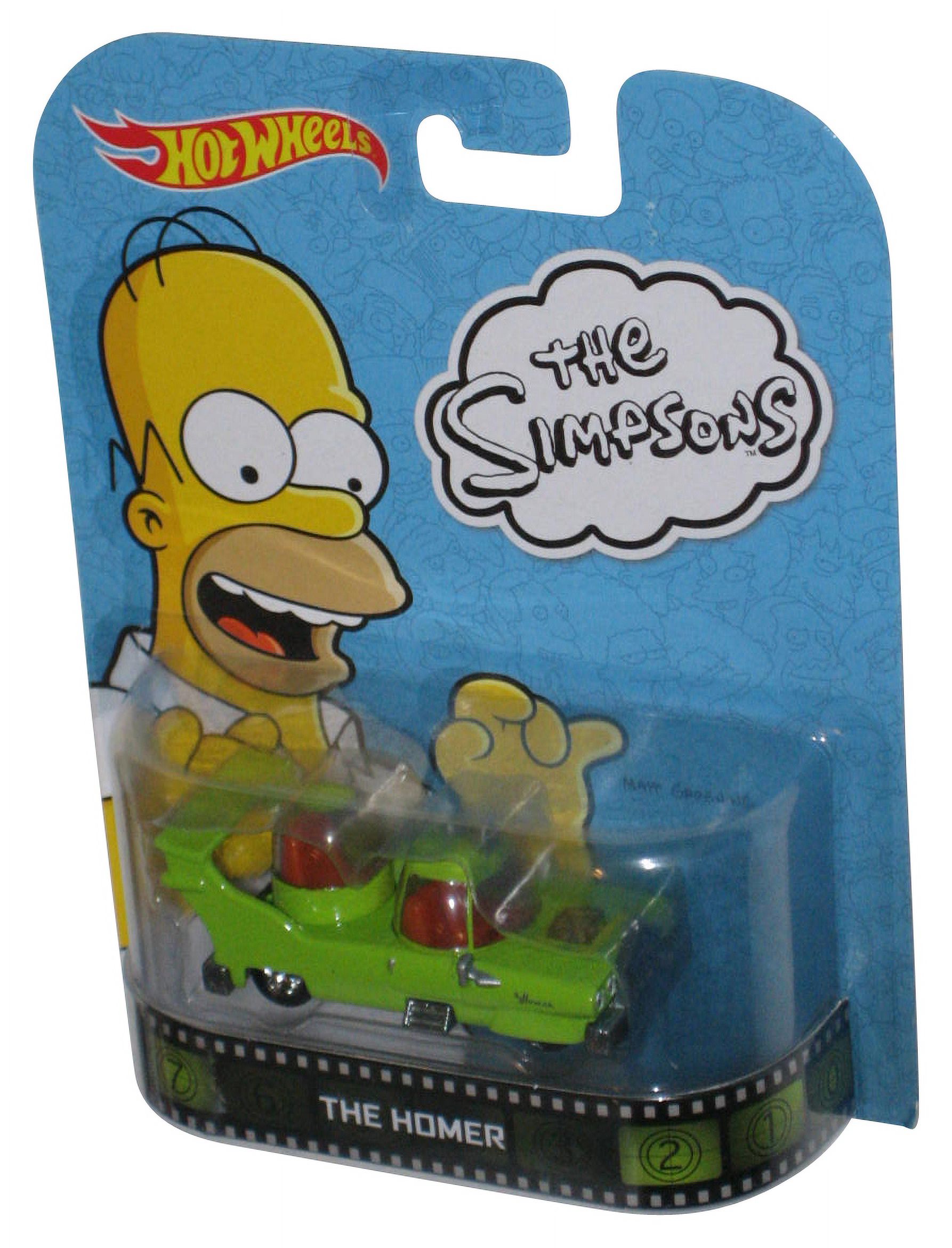 Hot Wheels Retro Entertainment (2013) Mattel The Simpsons Homer Green