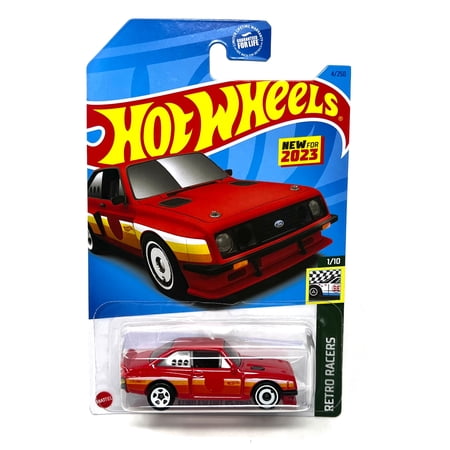 Hot Wheels Retro Racers Ford Escort Rs2000 Dark Orange