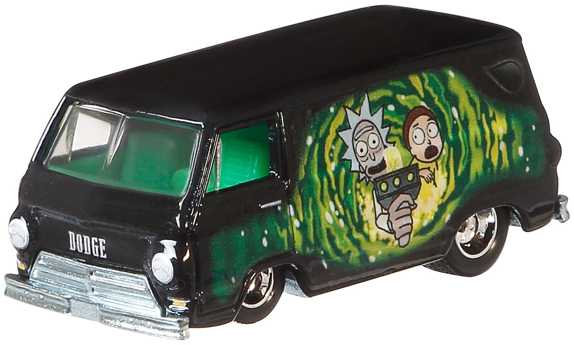 Hot Wheels Rick and Morty '66 Dodge A100 Die-Cast Collector Hot Wheels Rick and Morty '66 Dodge A100 Die-Cast Collector
