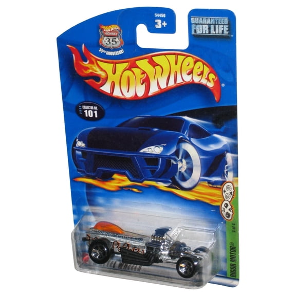 Hot Wheels Rigor Motor 3/4 (2002) Mattel Silver Collector Car Toy #101