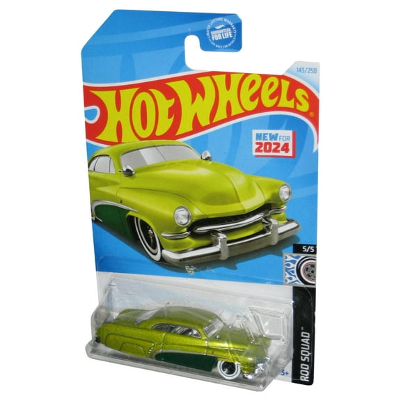 Hot Wheels Rod Squad 5/5 (2024) Green Hirohata Merc Toy Car 143/250