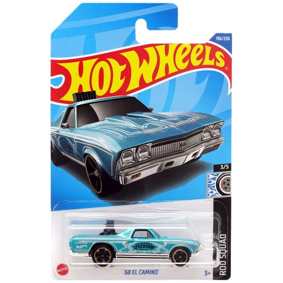 Hot Wheels Rod Squad '68 El Camino Diecast Car