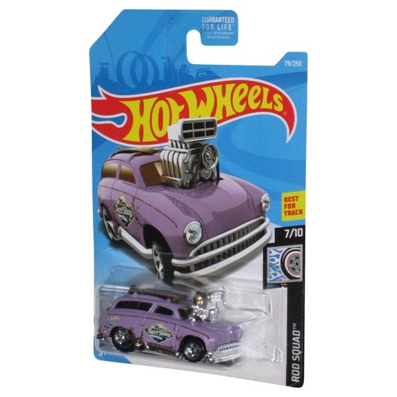 Hot Wheels Rod Squad 7/10 (2017) Purple Surf 'N Turf Car 79/250