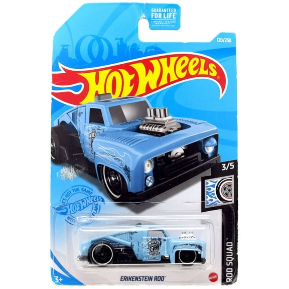 Hot Wheels Erikenstein Rod Hot Wheels Motors, Rod Squad 3/5 Blue 120/250
